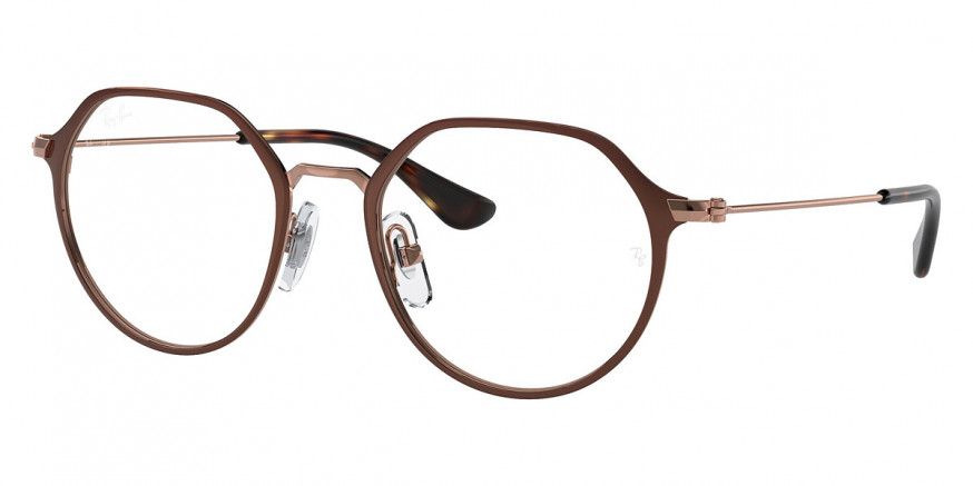Ray-Ban™ RY1058 4092 47 - Brown on Rose Gold