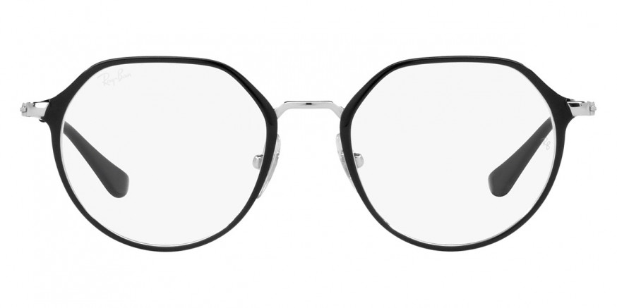 Ray-Ban™ RY1058F 4064 49 - Black on Silver