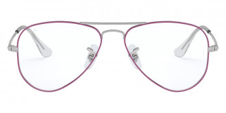 Ray-Ban™ Junior Aviator RY1089 4076 50 - Silver on Top Violet