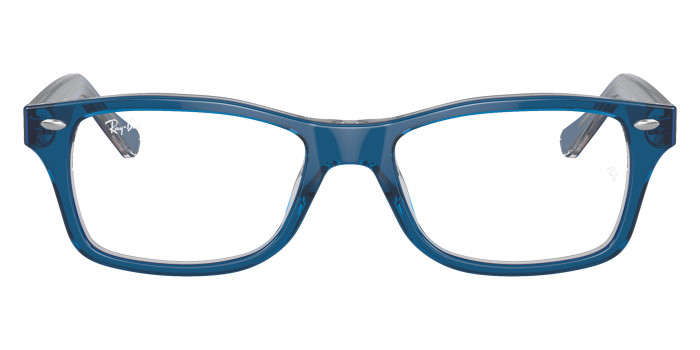 Ray-Ban™ RY1531 3959 48 - Top Dark Blue and Brown and Light Gray