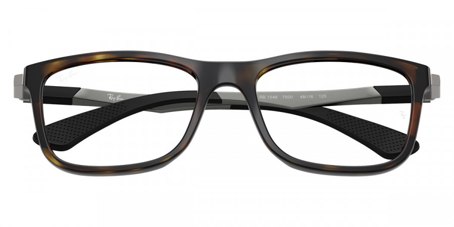 Color: Havana/Gunmetal/Rubber Black (7500) - Ray-Ban RY1549750048