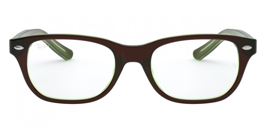 Ray-Ban™ RY1555 3665 46 - Brown On Green Fluorescent