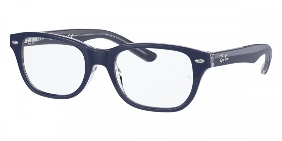 Color: Blue on Transparent (3853) - Ray-Ban RY1555385348