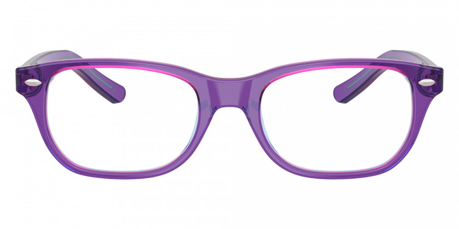 Ray-Ban™ RB1555 3997 46 - Transparent Violet and Light Blue