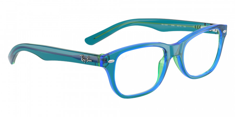 Color: Transparent Blue and Green (3996) - Ray-Ban RY1555F399648
