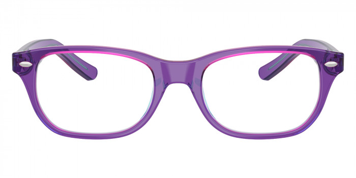 Ray-Ban™ RB1555F 3997 48 - Transparent Violet and Light Blue