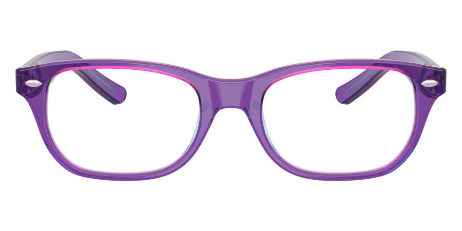 Ray-Ban™ RB1555F 3997 48 - Transparent Violet and Light Blue