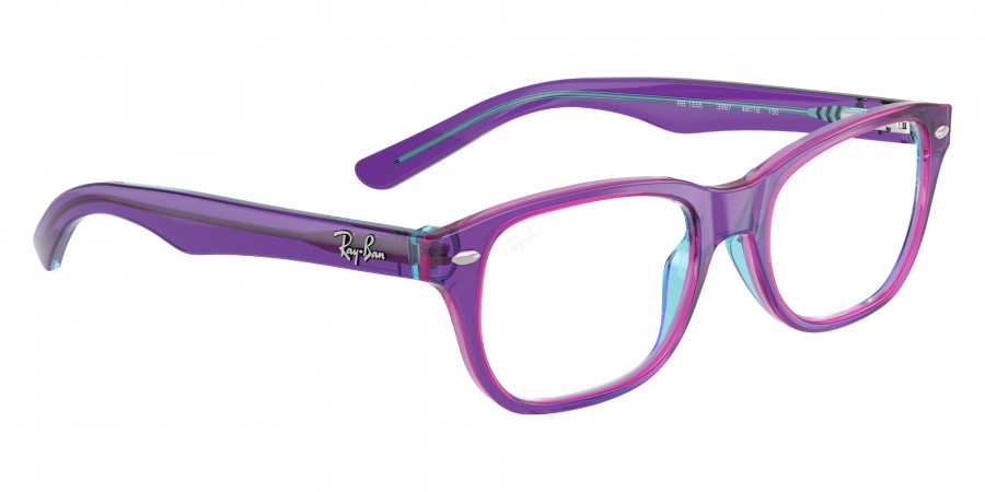Color: Transparent Violet and Light Blue (3997) - Ray-Ban RY1555F399748