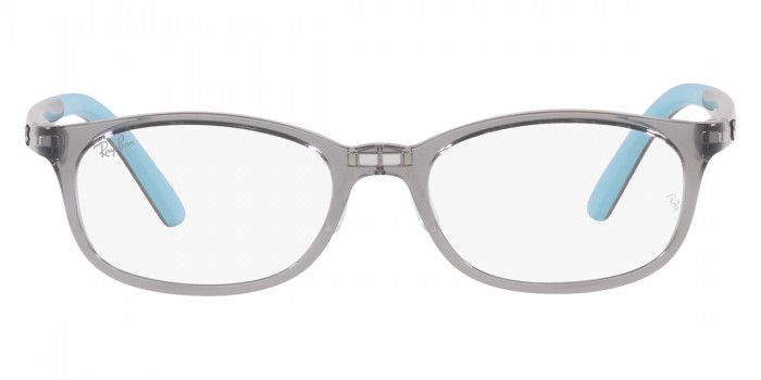Ray-Ban™ RY1613D 3908 49 - Transparent Gray on Rubber Light Blue