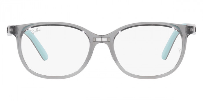 Ray-Ban™ RY1614D 3908 49 - Transparent Gray on Rubber Light Blue