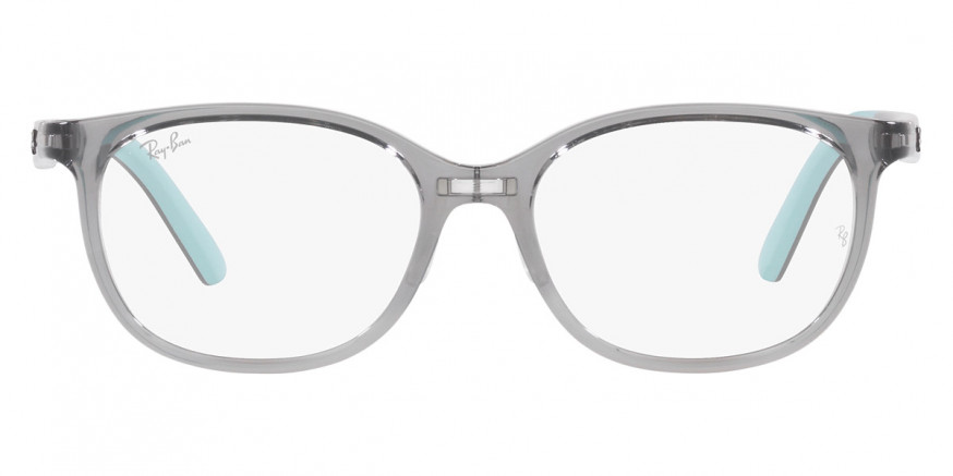 Ray-Ban™ RY1614D 3908 49 - Transparent Gray on Rubber Light Blue