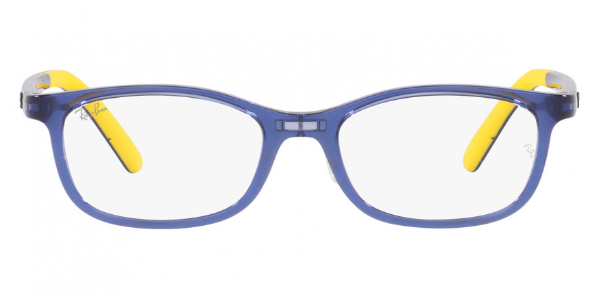 Ray-Ban™ RY1615D 3907 48 - Transparent Blue and Blue on Rubber Yellow