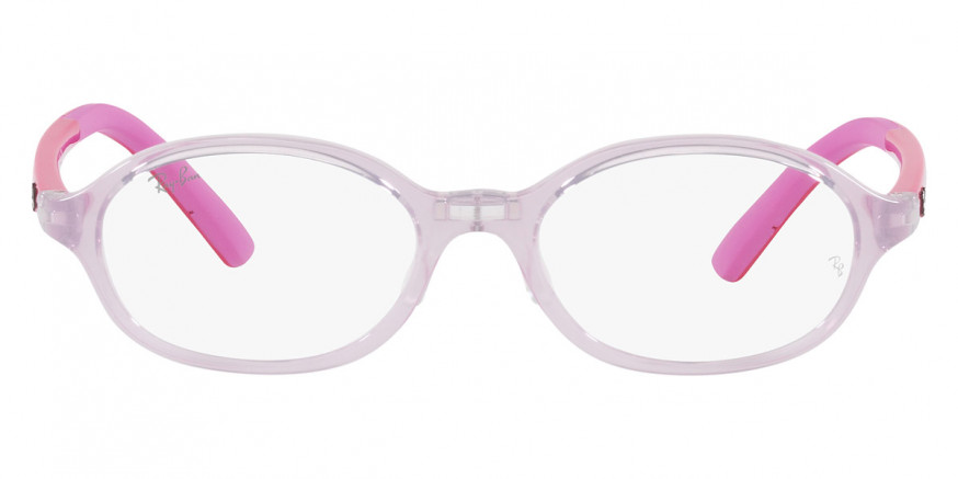 Ray-Ban™ RY1616D 3912 47 - Transparent Pink and Fuchsia on Rubber Pink