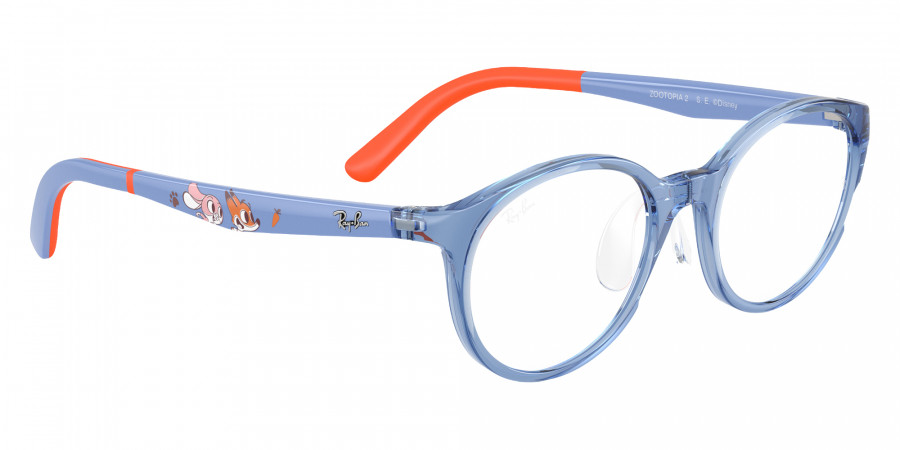 Color: Transparent Blue (7510) - Ray-Ban RY1625D751047