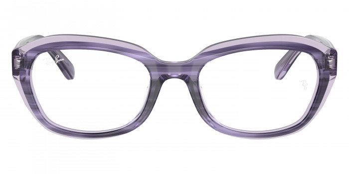 Ray-Ban™ RY1636 3989 46 - Striped Violet on Transparent Violet