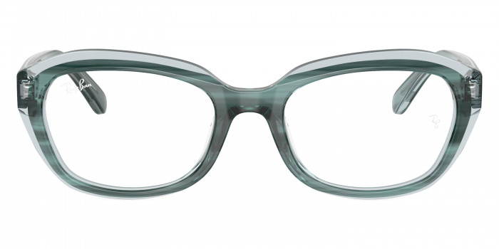 Ray-Ban™ RY1636 3990 46 - Striped Green on Transparent Green