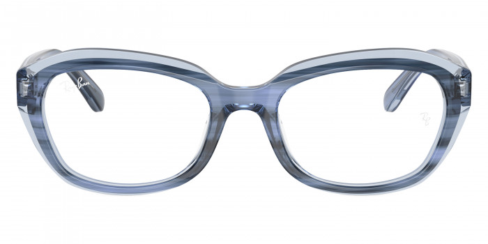 Ray-Ban™ RY1636 3991 46 - Striped Blue on Transparent Blue