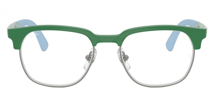 Ray-Ban™ RY1641 7507 46 - Green on Gunmetal/Green on Rubber Light Blue