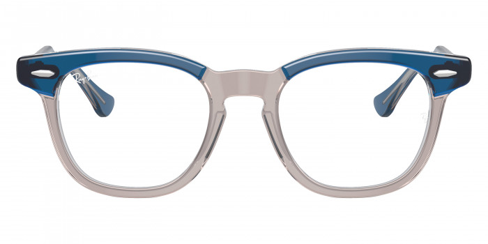 Ray-Ban™ RY9098V 3959 43 - Top Dark Blue and Brown and Light Gray