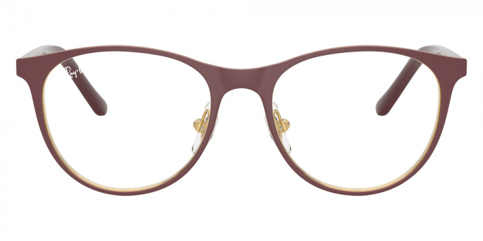 Ray-Ban™ RB9552V 4097 45 - Dark Red on Arista Gold