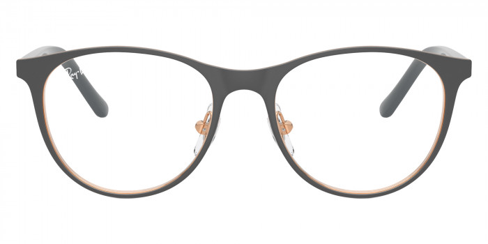 Ray-Ban™ RB9552V 4099 45 - Gray on Rose Gold
