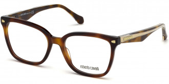 Color: Shiny Classic Havana/Shiny Pink Gold/Shiny Transparent Havana (052) - Roberto Cavalli RC5078Murlo05252