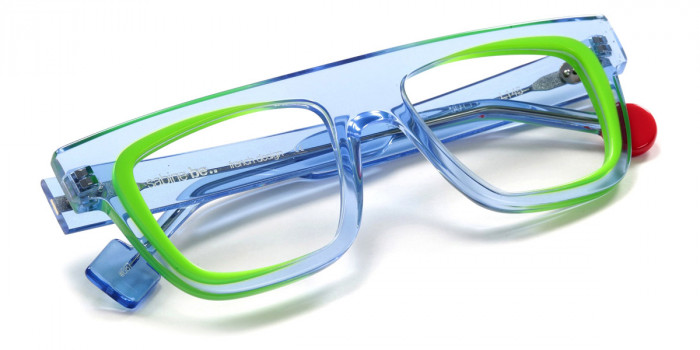 Sabine Be™ Be Alive 687 50 - Shiny Translucent Light Blue/Shiny Neon Green
