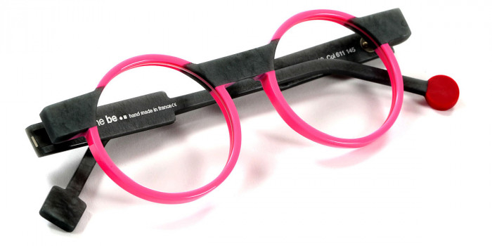 Sabine Be™ Be Cartoon 611 46 - Shiny Neon Pink/Matte Marbled Mouse Gray