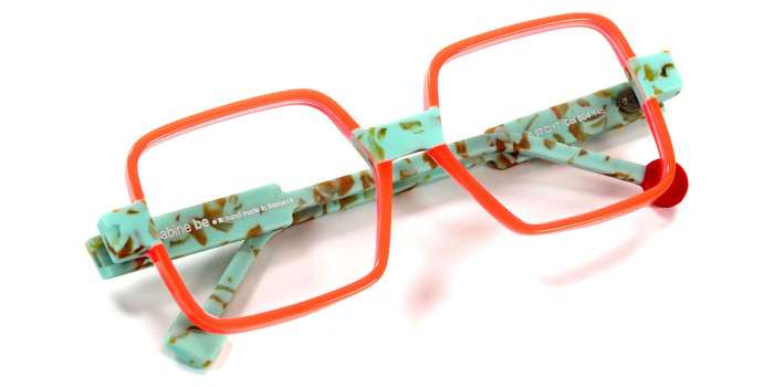 Sabine Be™ Be Clush 604 57 - Shiny Miami Neon Orange/Matte Marbled Turquoise