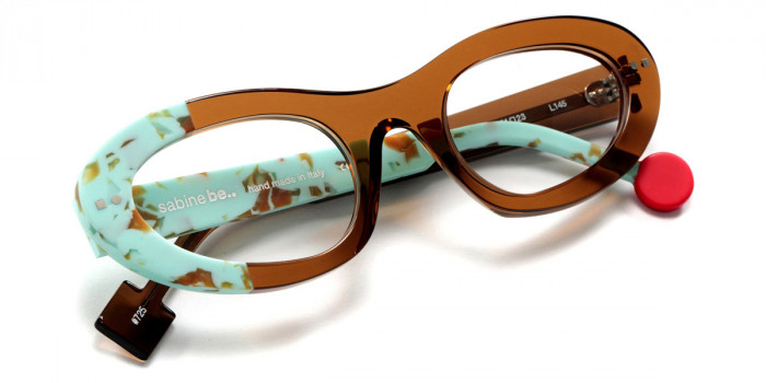 Sabine Be™ Be Gaga 725 51 - Shiny Cognac Translucent/Turquoise Marbled Matte
