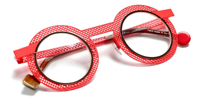 Sabine Be™ Be Gipsy Hole 500 43 - Satin Neon Orange Perforated/Polished Rose Gold