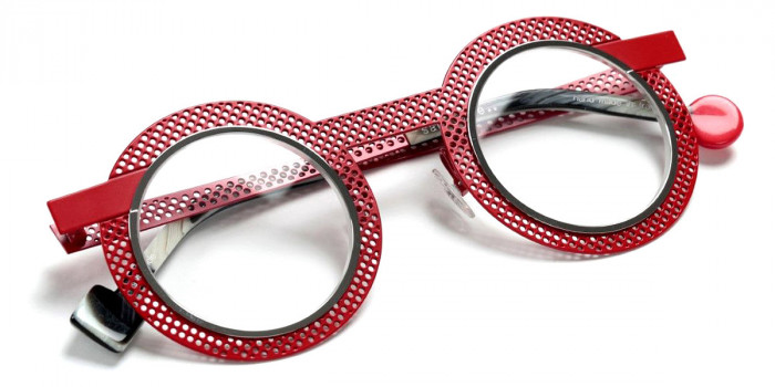 Sabine Be™ Be Gipsy Hole 503 43 - Satin Red Perforated/Polished Palladium