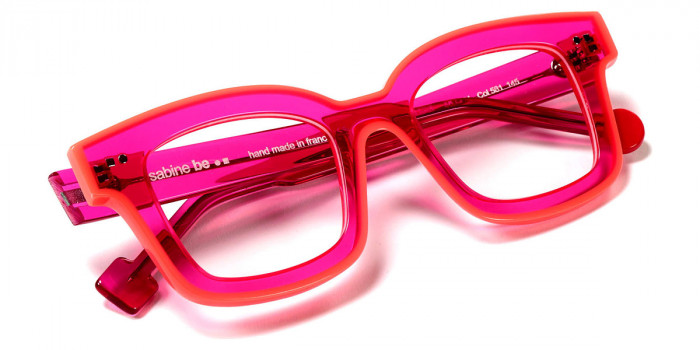 Sabine Be™ Be Idol Line 581 46 - Shiny Translucent Raspberry/Shiny Neon Miami Orange