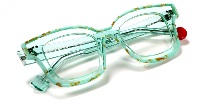 Sabine Be™ Be Idol Line 576 46 - Shiny Translucent Turquoise/Shiny Marbled Turquoise