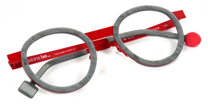 Sabine Be™ Be Lucky 515 47 - Matte Marble Mouse Gray/Satin Red