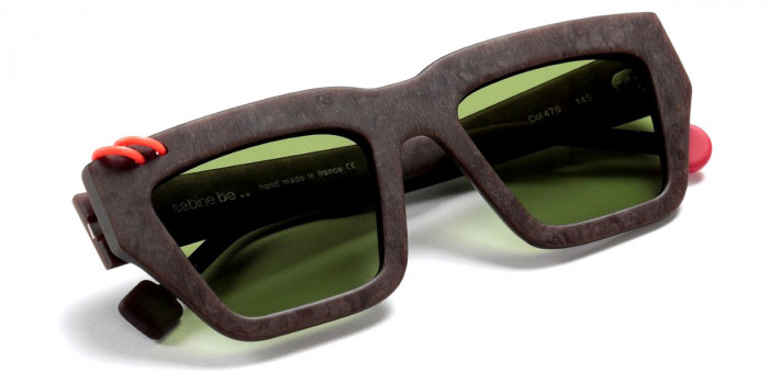 Sabine Be™ Be Piercing Sun 476 53 - Matte Marbled Brown/Neon Coral