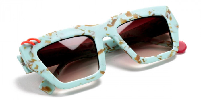 Sabine Be™ Be Piercing Sun 479 53 - Matte Marbled Turquoise/Camel