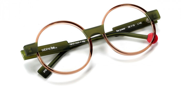 Sabine Be™ Be Power 780 56 - Brun Translucide Brillant/Kaki Translucide Mat