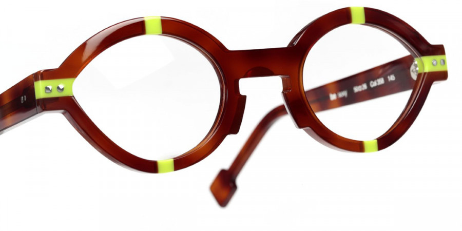 Color: Shiny Blonde Tortoise/Shiny Neon Yellow (358) - Sabine Be SBESEX358155450