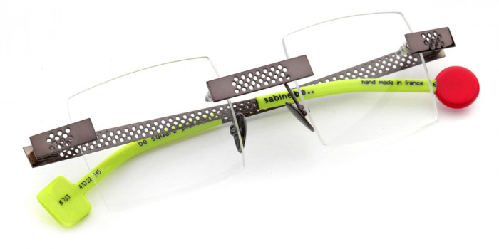 Sabine Be™ Be Square Pierced 763 47 - Dark Ruthenium Polished