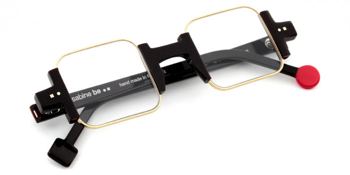 Sabine Be™ Be Square 31 42 - Shiny Dark Choco/Polished Pale Gold