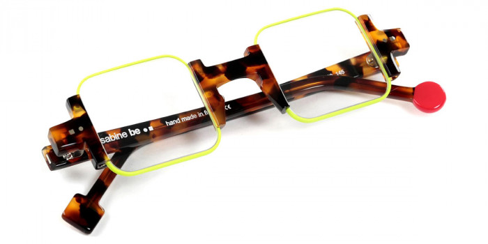 Sabine Be™ Be Square 10 42 - Shiny Fawn Tortoise/Satin Neon Yellow