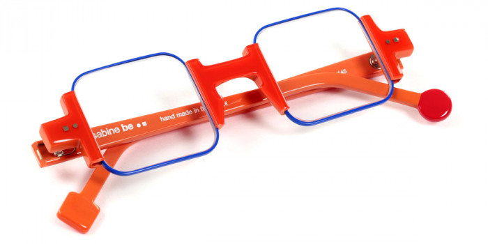 Sabine Be™ Be Square 153 42 - Shiny Miami Neon Orange/Satin Blue Majorelle