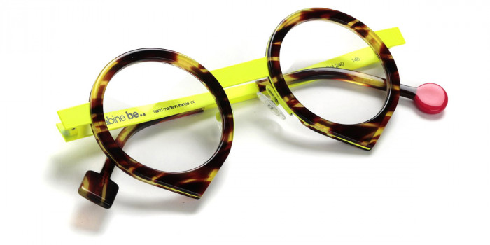 Sabine Be™ Be Yang 240 43 - Shiny Veined Tortoise/Satin Neon Yellow
