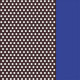 Dark Chocolate Satin Perforated/Blue Majorelle Satin