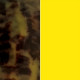 Shiny Tortoiseshell/Neon Yellow Satin