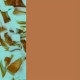Translucent Cognac Matte/Marbled Turquoise Matte