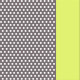 Perforated Satin Taupe/Neon Yellow Satin