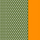 Satin Khaki Perforated/Neon Orange Satin