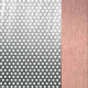 Perforated Polished Ruthenium/Polished Rose Gold